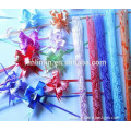 Colorful elastic ribbon bow for gift package